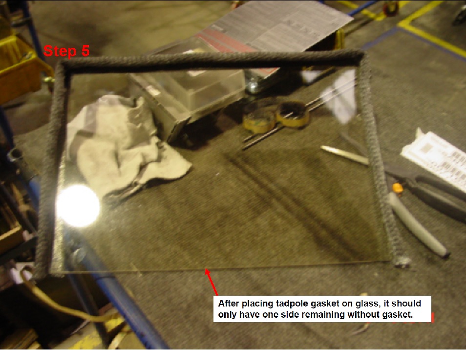 Quadrafire Tadpole Gasket Installation